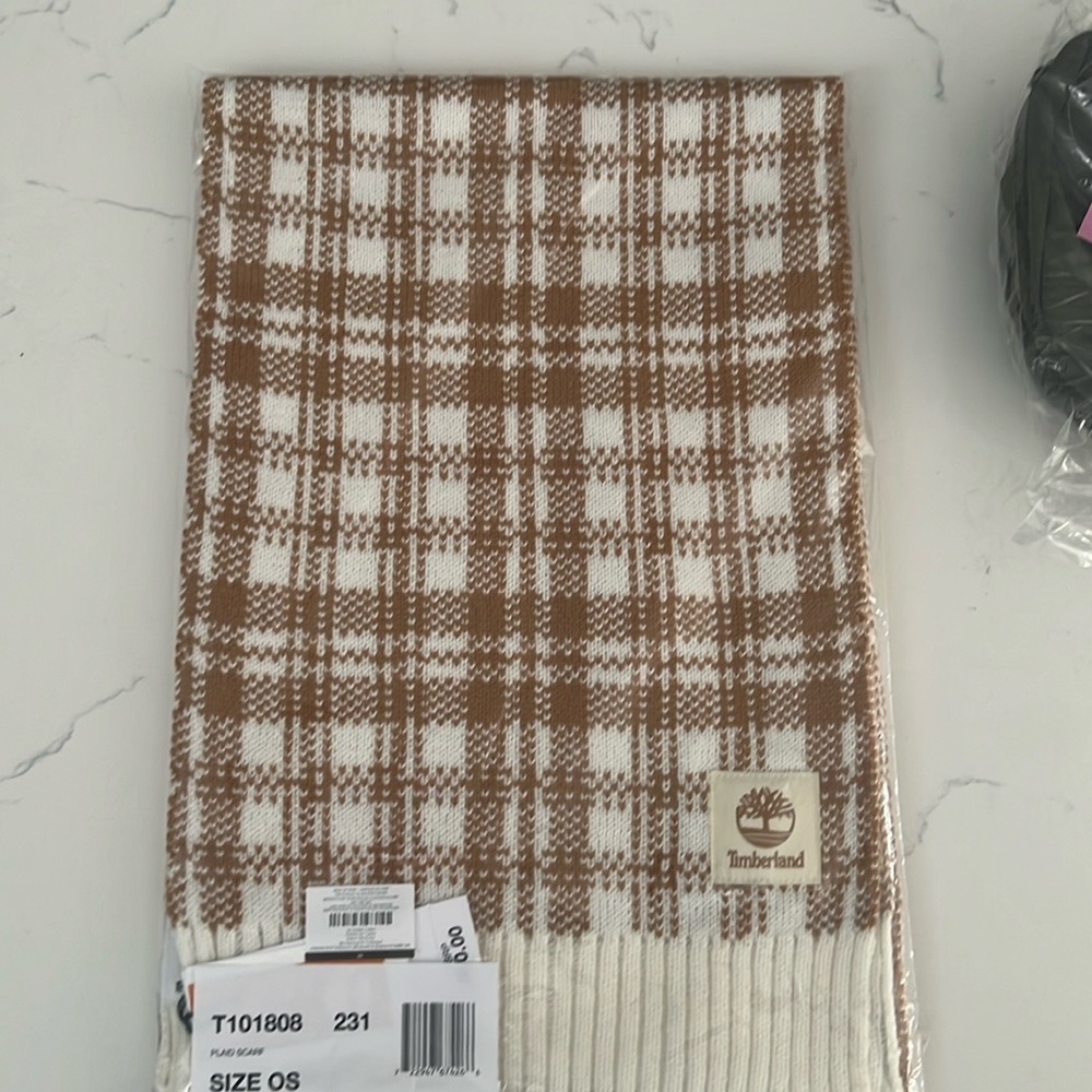 Timberland Plaid Scarf